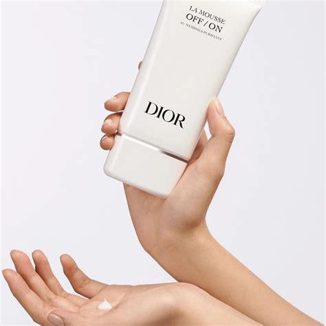 la mousse on off dior|dior cleansing foam.